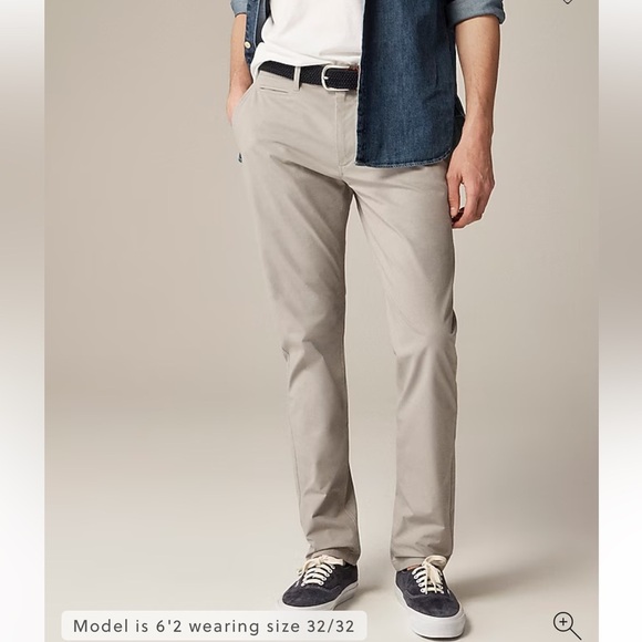 NWT! J.Crew 484 Slim-fit tech pant in Moon Grey. Size32/34. $98 - Picture 2 of 4